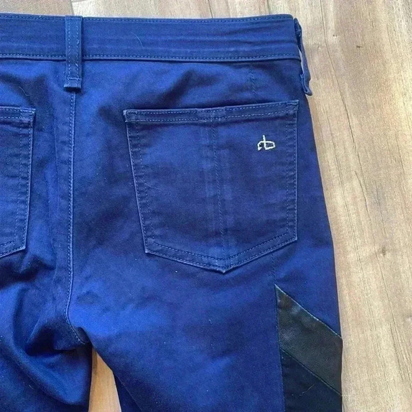 Rag & Bone Grand Prix Motocross Legging Jeans Sz 25 - Picture 10 of 10